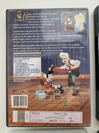 Lote 4 DVDs Disney Clásicos (Portugués)