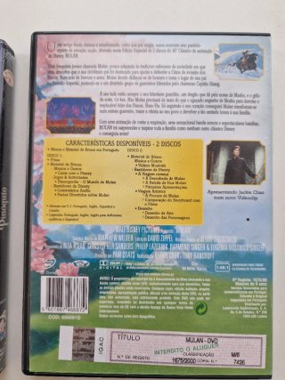 Lote 4 DVDs Disney Clásicos (Portugués)