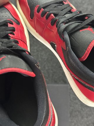 Nike Jordan 1 Low 44 Rosso Nero