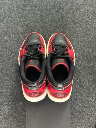 Nike Jordan 1 Low 44 Rosso Nero
