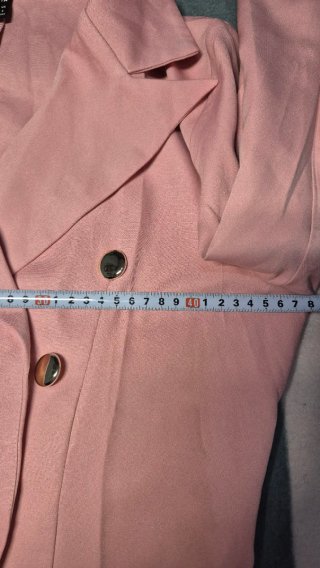 Blazer Rosa Pastel SHEIN - Talla M (38)