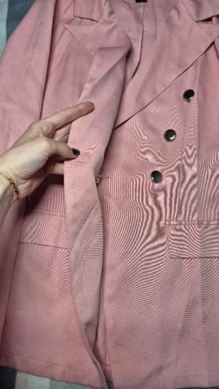 Blazer Rosa Pastel SHEIN - Talla M (38)