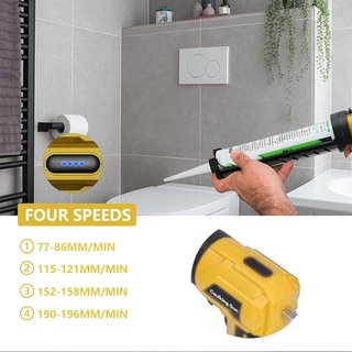 Herramienta de calafateo inalámbrica Dewalt 20 V