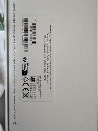 Apple Watch S10 46mm Plata GPS