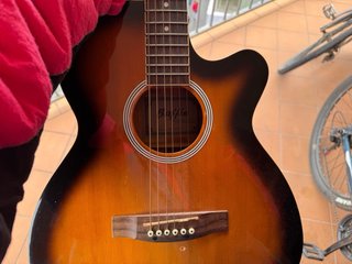 Guitarra Baffin Electroacústica + Funda & Soporte