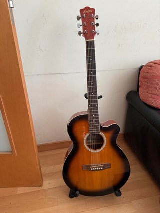 Guitarra Baffin Electroacústica + Funda & Soporte