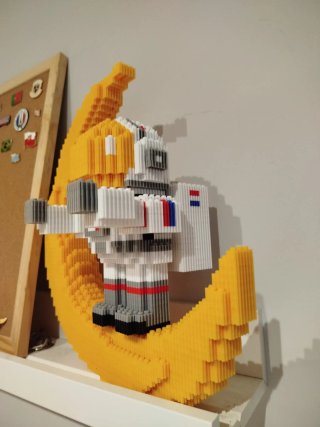 Puzzle 3D Astronauta en Luna