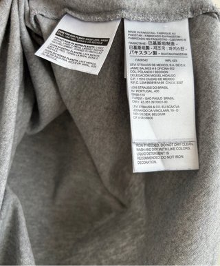 Camiseta Levi's Gris Talla L
