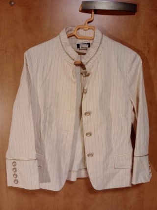 Chaqueta vestir EME DE MAFECCO rosa/beige/blanco