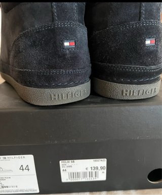 Scarpe uomo camoscio blu Tommy Hilfiger