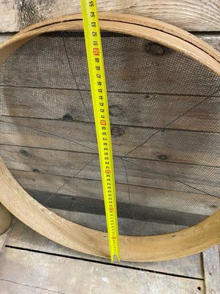 Cedazo o tamiz antiguo 53 cm ø siglo XIX