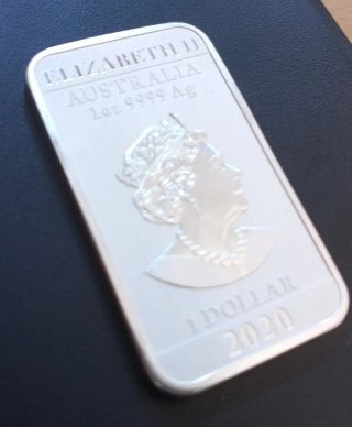 Moneda 1 Dólar Plata 1oz Australia 2020 colección