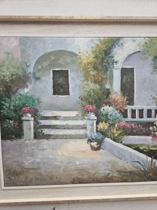Dipinto olio su tela 50x70 con cornice