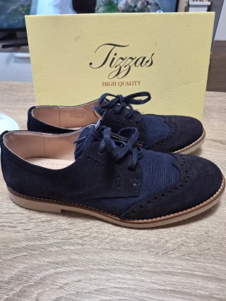 Zapatos Tizzas Azul Marino Talla 38