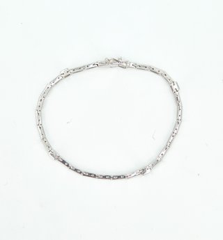 048-05-00215 Pulsera Oro Blanco 18K con Diamantes