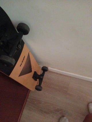 Skate Mitical Negro Madera