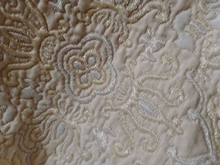 Copriletto matrimoniale vintage pizzo