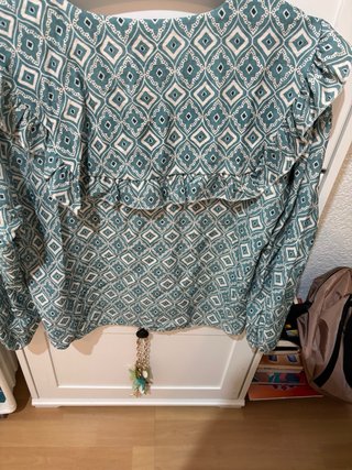 Blusa cuello bebé estampado