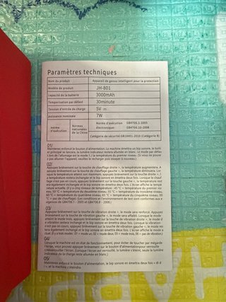 Rodilleras Masaje Calor Batería Recargable