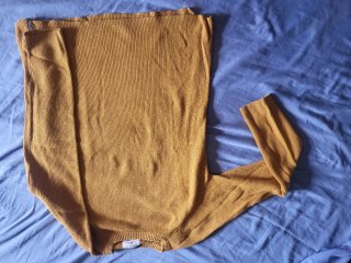 Jersey Zara Amarillo Manga Larga