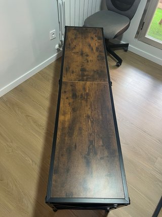 Mueble TV madera y metal