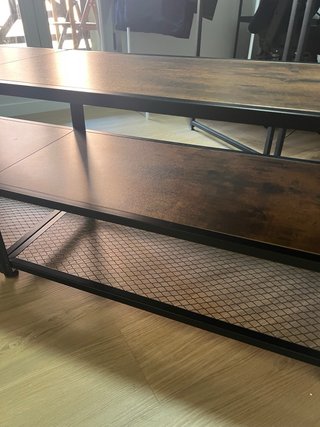 Mueble TV madera y metal