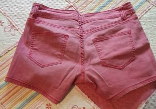 Shorts vaqueros rosas mujer
