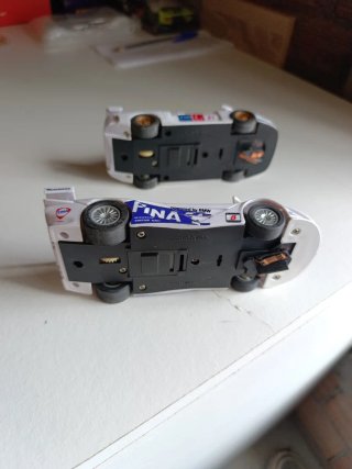 Macchine Scalextric Porsche e BMW FINA