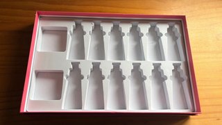 Scatola in cartone rigido - rosa e lilla