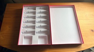 Scatola in cartone rigido - rosa e lilla