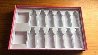 Scatola in cartone rigido - rosa e lilla