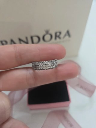Anillo Pandora Plata con Circonitas