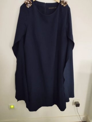 Vestido boda azul marino XL El Corte inglés