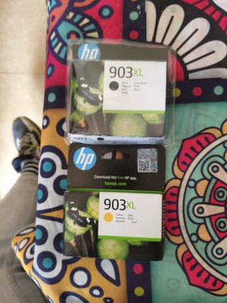 Cartuchos Tinta HP 903XL Negro y Amarillo