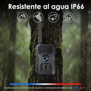 Cámara Trail WOLFANG 4G LTE Caza/Vida Silvestre