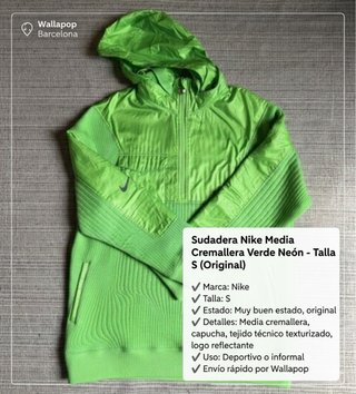 Sudadera Nike Tech Fleece Hybrid Neón Unisex