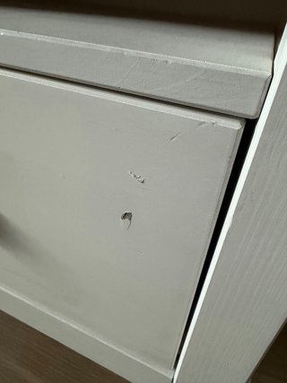 Mueble TV IKEA HEMNES Blanco/Marrón Claro