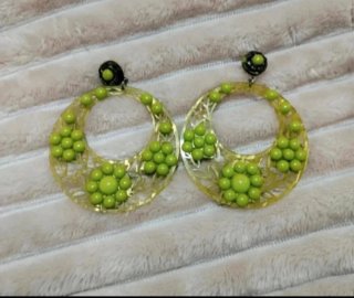 Lote flamenca Peineta ,Pendientes  y  Flor de tela
