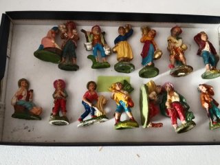 Pastori presepe gesso, 7€ cad.