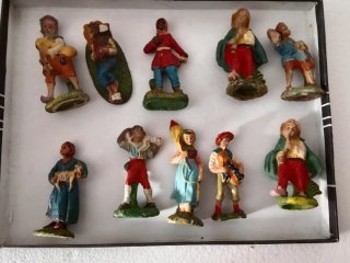 Pastori presepe gesso, 7€ cad.