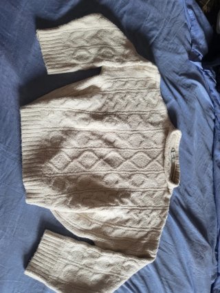 Jersey Stradivarius punto fino crudo