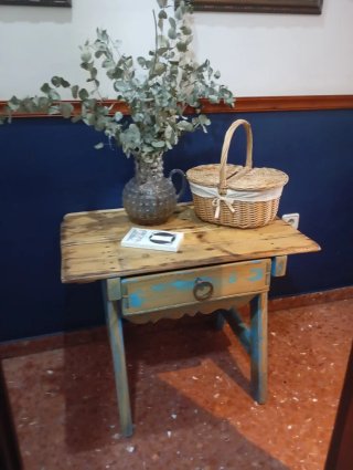 Mesa madera antigua cocina  tocinera 80x53x62cm