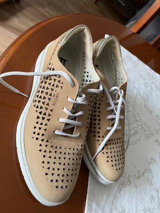Zapatos Notton Air Comfort Beige/Dorado