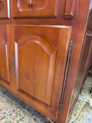Mueble bureau castellano madera