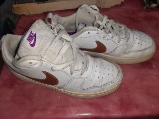 Scarpe Nike Bianche e Oro