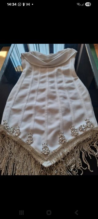 Abito elegante bianco S/M