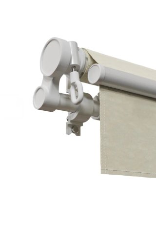 Toldo de fachada beige