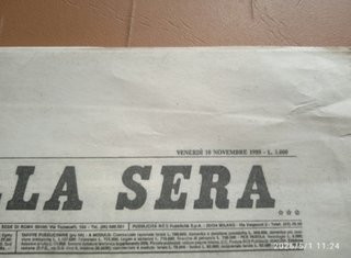 Corriere della sera - Ristampa Num. 10/11/1989