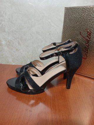 Sandali eleganti neri donna 36 nuovi