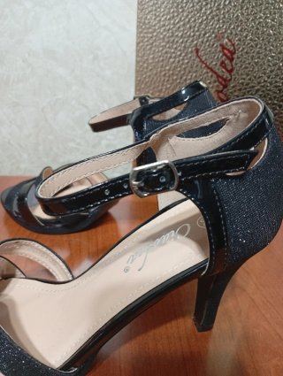 Sandali eleganti neri donna 36 nuovi